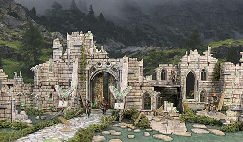 Modular Terrain: Fantasy Wargames - Ruined Monastery