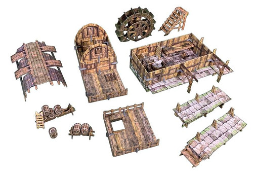 Modular Terrain: Fantasy Wargames - Water Mill