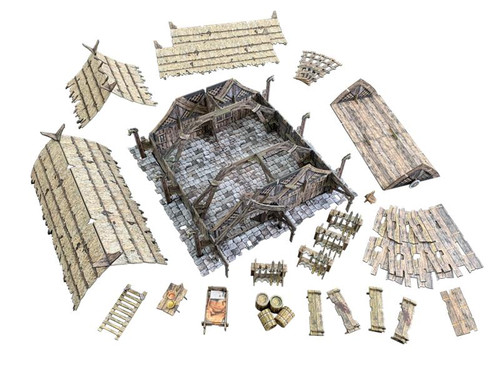 Modular Terrain: Fantasy Wargames - Mead Hall