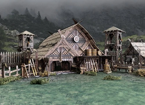 Modular Terrain: Fantasy Wargames - Mead Hall