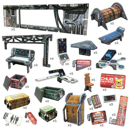 Modular Terrain: Sci-fi - Cyberpunk Core Set