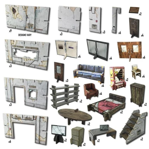 Modular Terrain: Urban Apocalypse - City Block Core Set