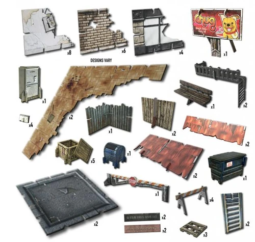 Modular Terrain: Urban Apocalypse - City Block Core Set