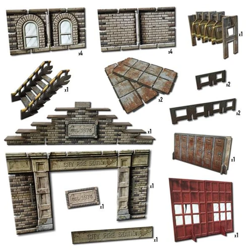 Modular Terrain: Urban Apocalypse - Fire Station