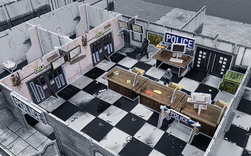 Modular Terrain: Urban Apocalypse - Police Precinct
