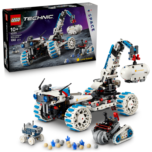 Technic Lunar Outpost Moon Rover Space Vehicle 42211