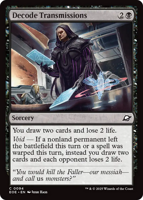 Decode Transmissions (Foil)