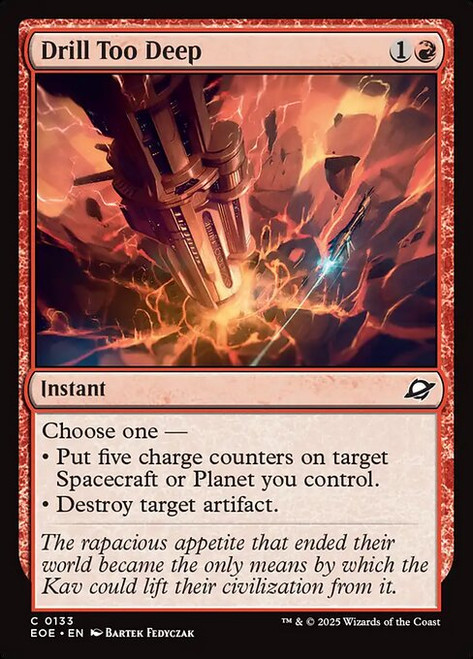 Drill Too Deep (Foil)