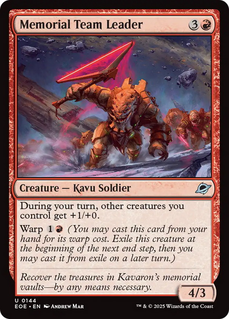 Memorial Team Leader (Foil)