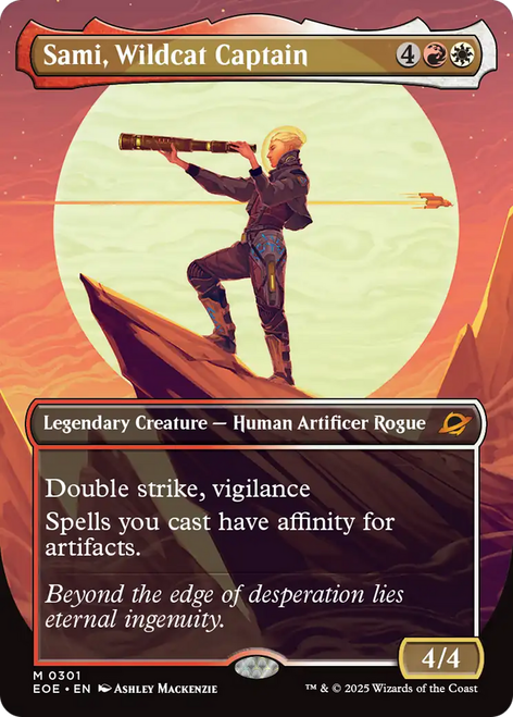 Sami, Wildcat Captain (Borderless Foil)