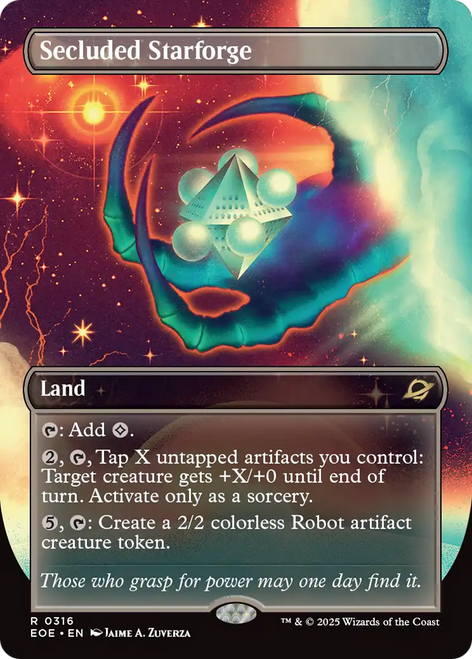 Secluded Starforge (Borderless Foil)