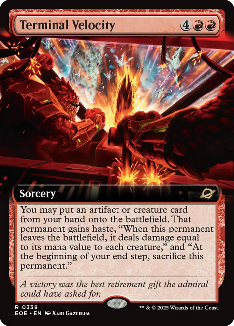 Terminal Velocity (Extended Art Foil)