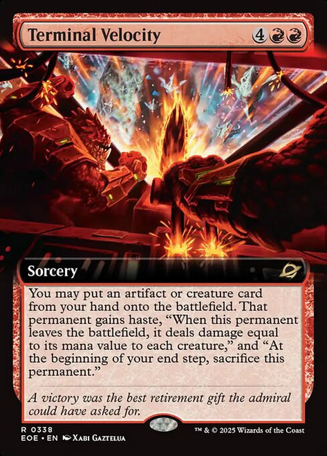 Terminal Velocity (Extended Art Foil)