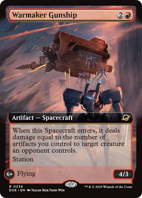 Warmaker Gunship (Extended Art Foil)