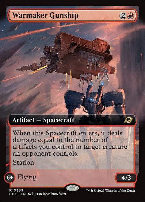 Warmaker Gunship (Extended Art Foil)