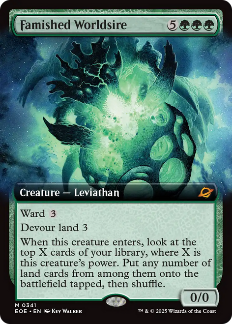Famished Worldsire (Extended Art Foil)