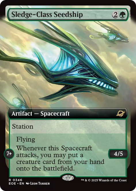 Sledge-Class Seedship (Extended Art Foil)