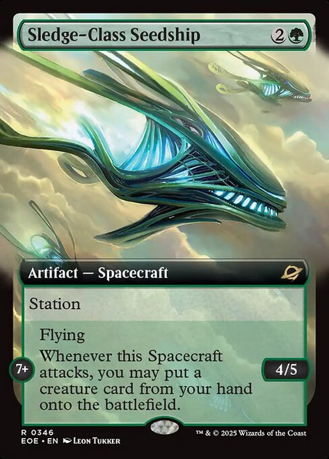 Sledge-Class Seedship (Extended Art Foil)