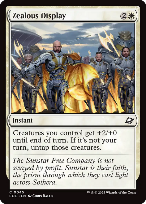 Zealous Display (Foil)
