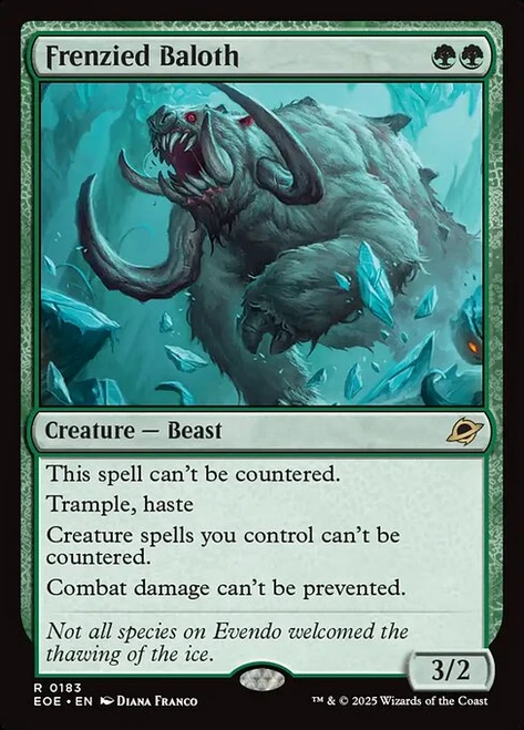 Frenzied Baloth (Foil)