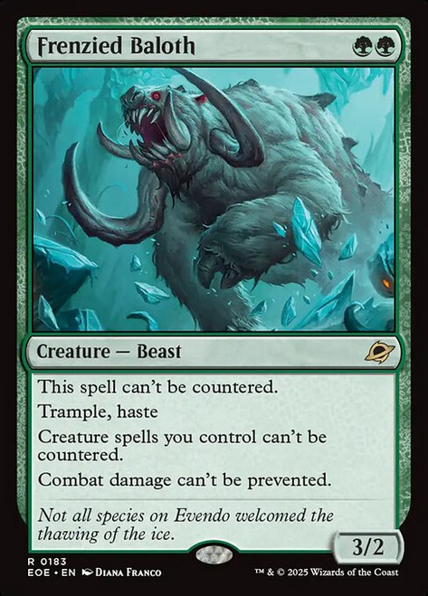 Frenzied Baloth (Foil)