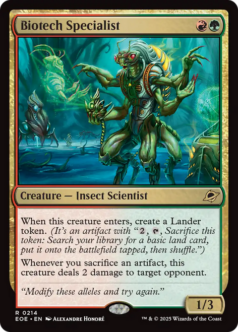 Biotech Specialist (Foil)
