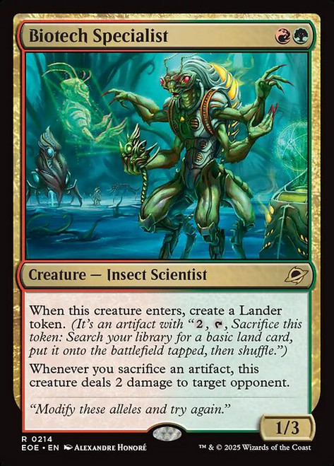 Biotech Specialist (Foil)