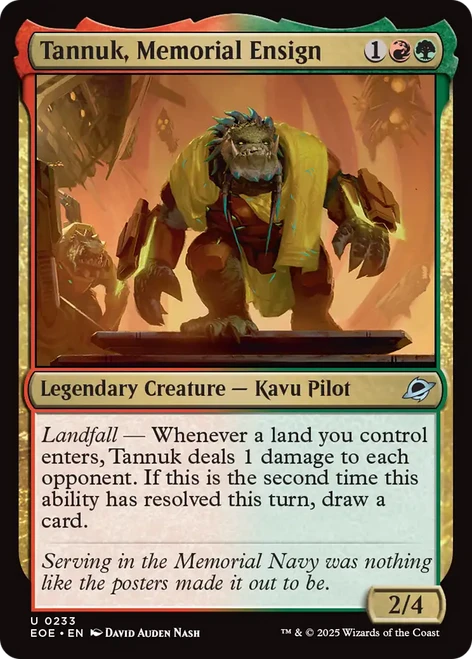 Tannuk, Memorial Ensign (Foil)