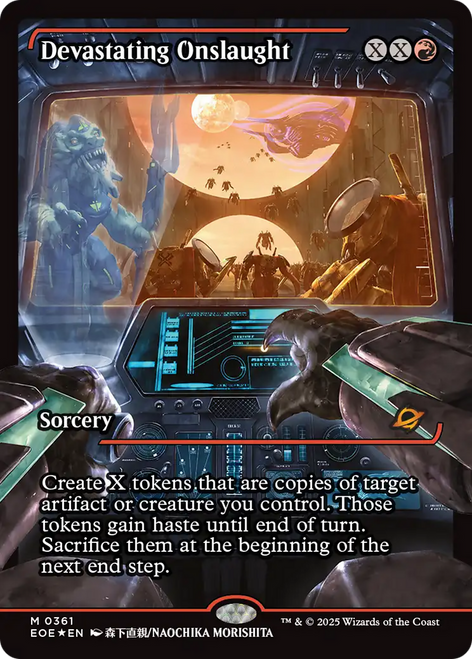 Devastating Onslaught (Japanese Showcase Foil)