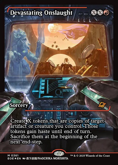 Devastating Onslaught (Japanese Showcase Foil)