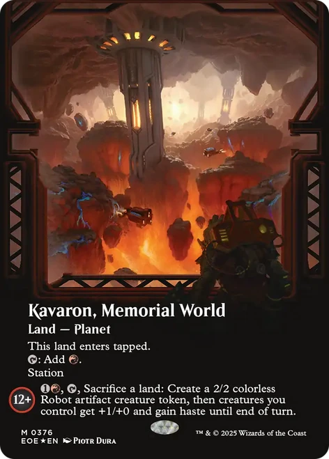 Kavaron, Memorial World (Borderless Viewport Galaxy Foil)