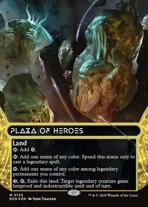 Plaza of Heroes (Borderless Stellar Sights Galaxy Foil)