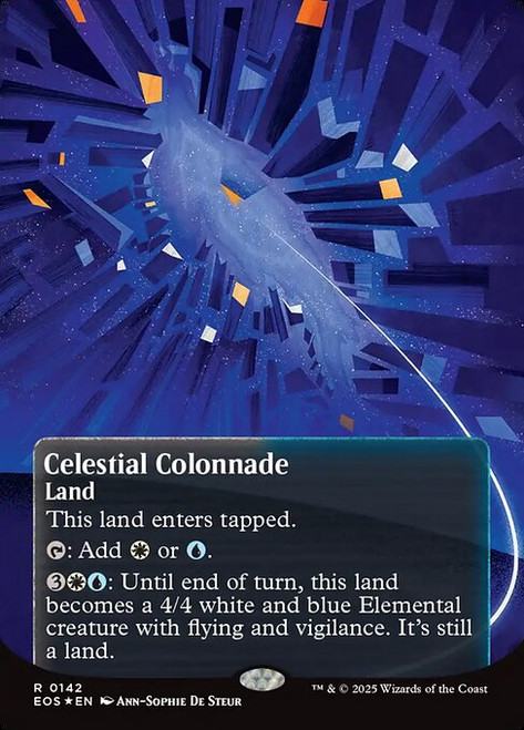 Celestial Colonnade (Poster Stellar Sights Galaxy Foil)
