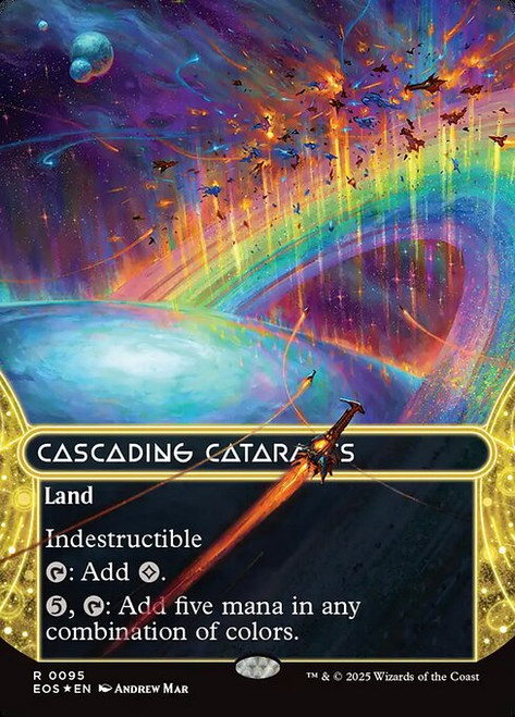 Cascading Cataracts (Borderless Stellar Sights Galaxy Foil)