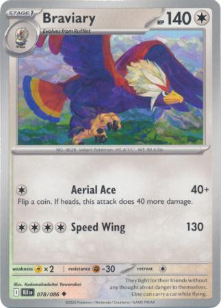 SV Black Bolt 078/086 Braviary