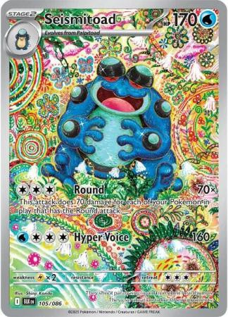 SV Black Bolt 105/086 Seismitoad (Illustration Rare)