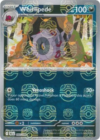 SV Black Bolt 055/086 Whirlipede (MASTER BALL Reverse Holo)