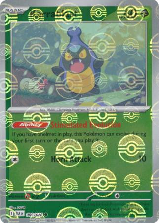 SV Black Bolt 009/086 Karrablast (POKE BALL Reverse Holo)