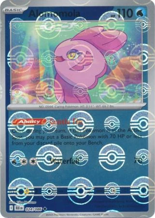 SV Black Bolt 024/086 Alomomola (POKE BALL Reverse Holo)