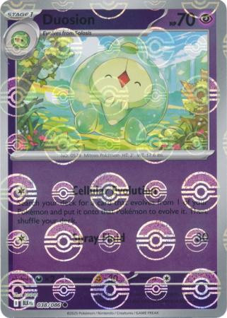 SV Black Bolt 038/086 Duosion (POKE BALL Reverse Holo)