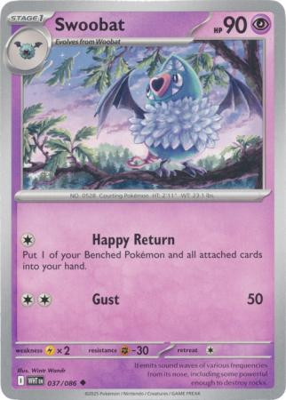 SV White Flare 037/086 Swoobat