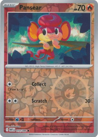 SV White Flare 014/086 Pansear (Reverse Holo)