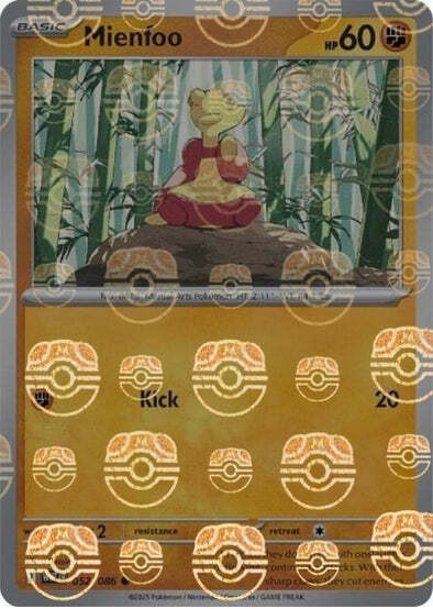 SV White Flare 052/086 Mienfoo (MASTER BALL Reverse Holo)