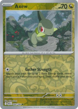 SV Black Bolt 068/086 Axew (Reverse Holo)