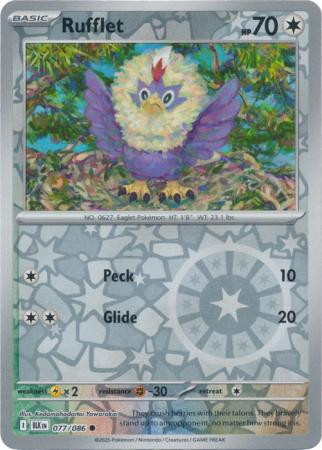 SV Black Bolt 077/086 Rufflet (Reverse Holo)