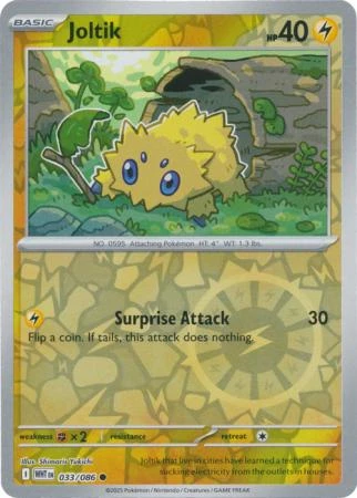 SV White Flare 033/086 Joltik (Reverse Holo)
