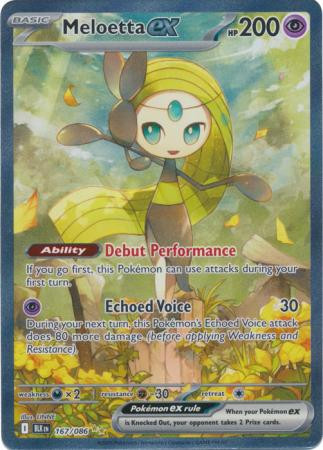 SV Black Bolt 167/086 Meloetta ex (Special Illustration Rare Full Art)