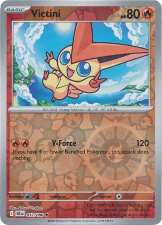 SV Black Bolt 012/086 Victini (Reverse Holo)