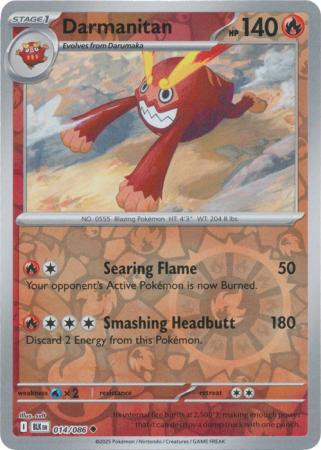 SV Black Bolt 014/086 Darmanitan (Reverse Holo)