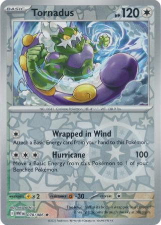 SV White Flare 078/086 Tornadus (Reverse Holo)